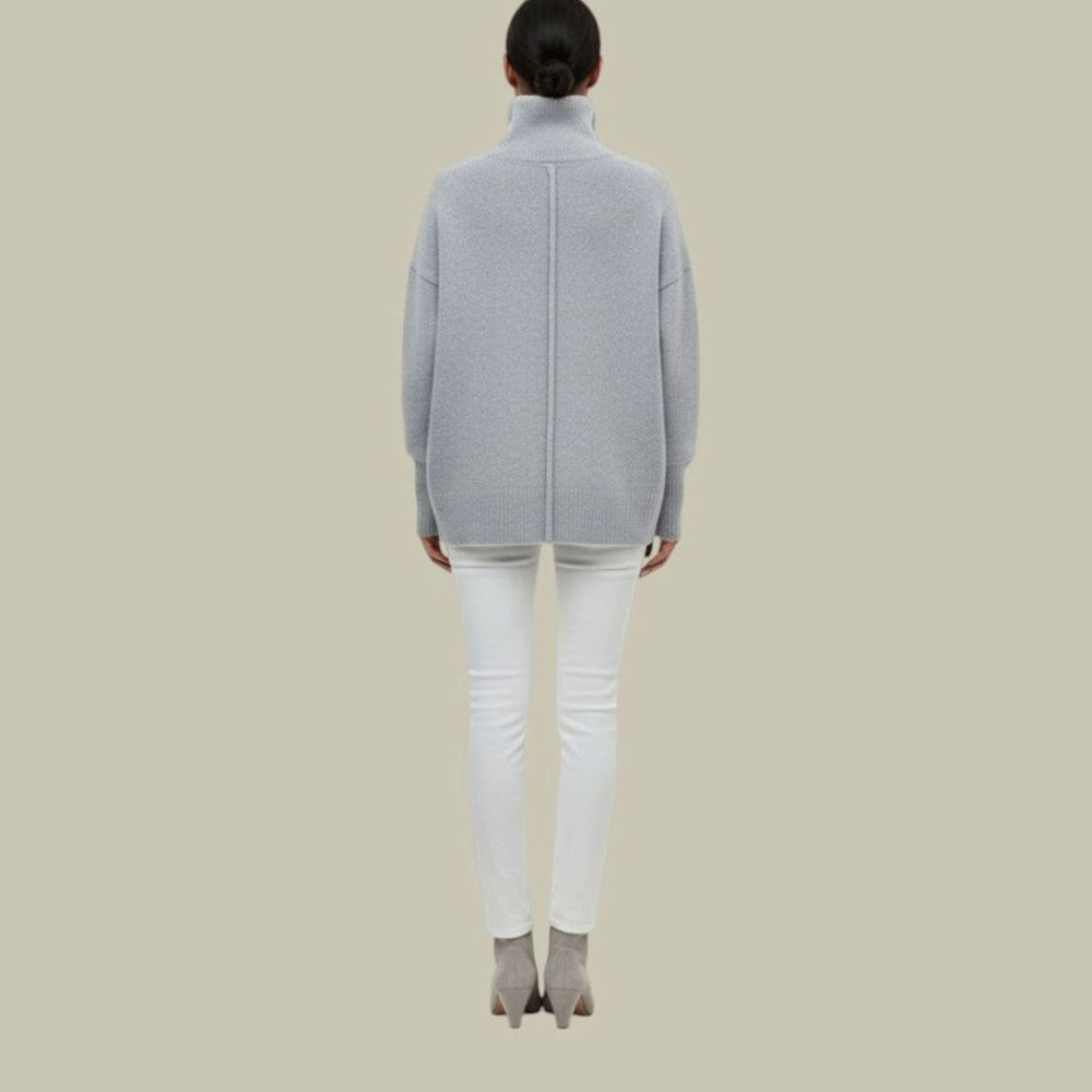 Women's Oversized Loose Fit Turtleneck Sweater