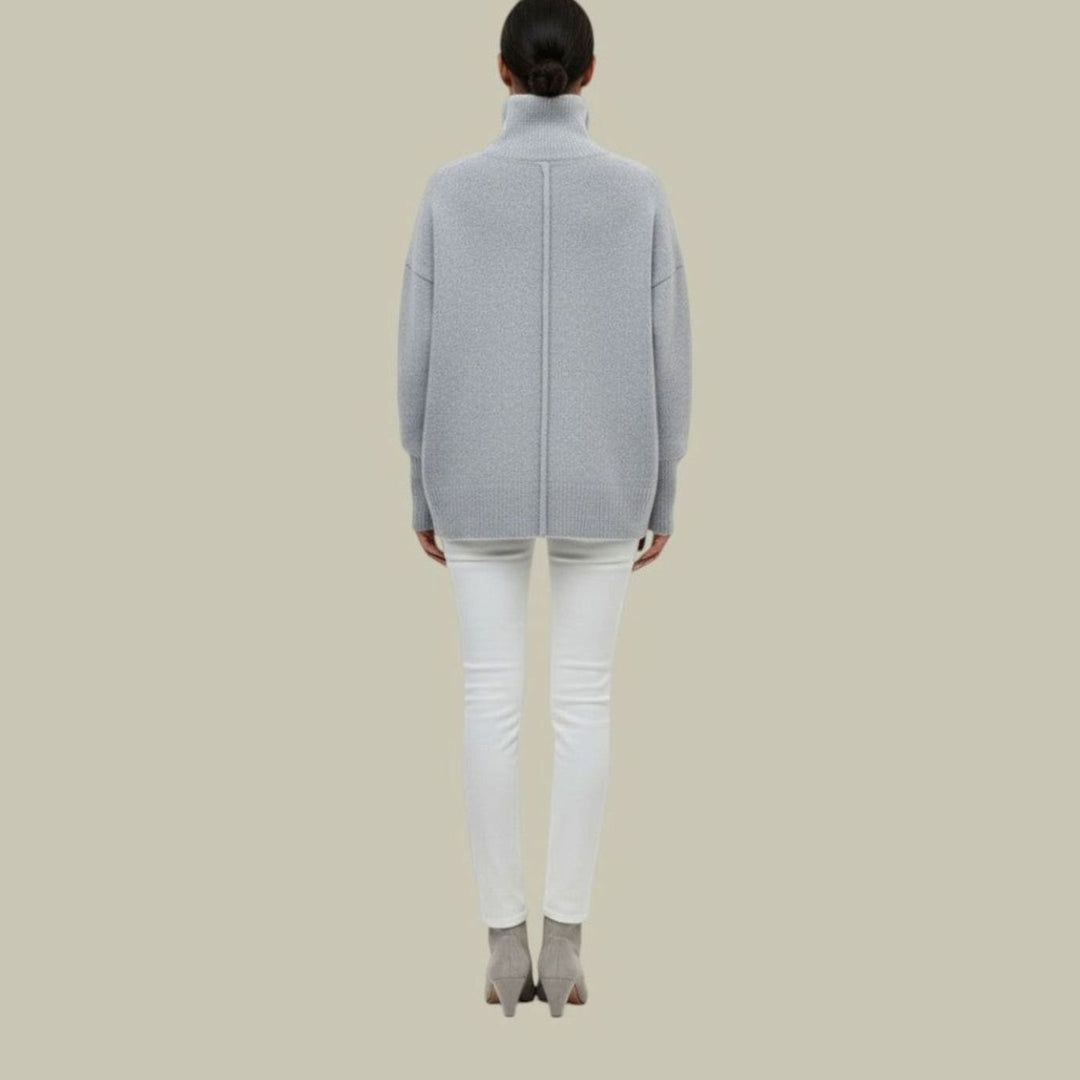 Women's Oversized Loose Fit Turtleneck Sweater