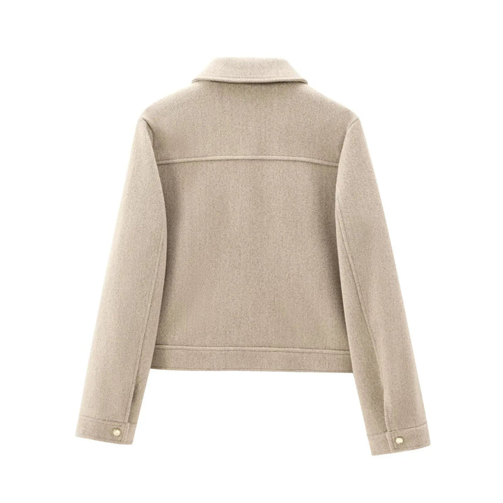 Claire | Women's Cropped Zip Up Bomber Jacket Luvy Boutique